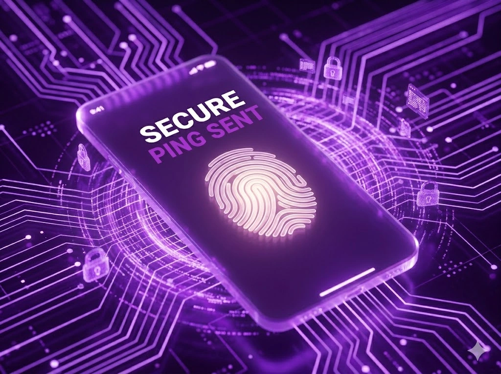 Step 2: Secure ping verification for mobile number ownership