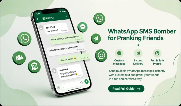 WhatsApp SMS Bomber for Pranking Friends