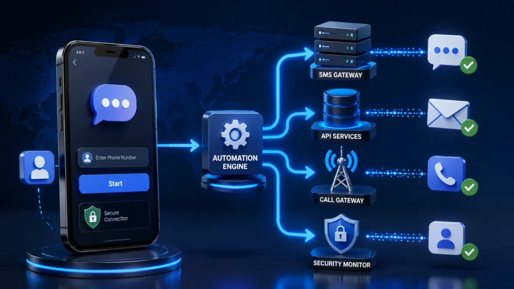 How SMS and call automation works